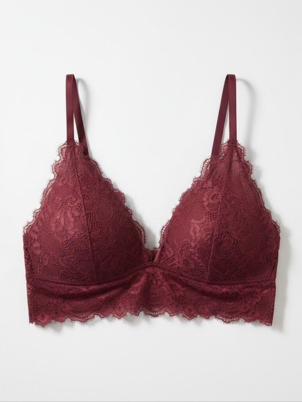 La SENZA Lace Bralette in Rosewood